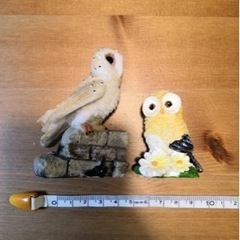 フクロウ置物の画像
