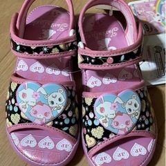 ●17㎝ 女児サンダル 新品保管品 ジュエルペット サンリオ