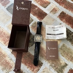 COGU コグ 腕時計 自動巻き フルスケルトン メンズ　スクエア