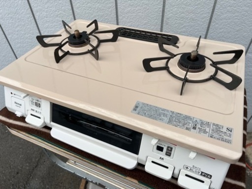 美品■リンナイ 2022年製 ガスコンロ LPガス用 KG64TW2L■Rinnai RT64JHR2 プロパンガステーブル