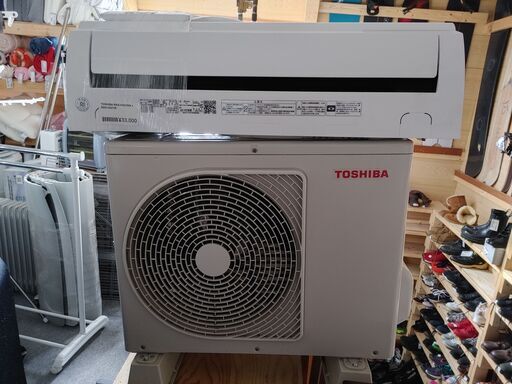 東芝【RAS-H221M（W）】2021年製 6畳 エアコン