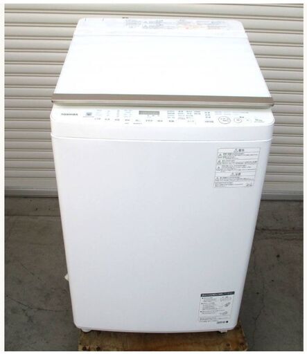 TOSHIBA　電気洗濯機乾燥機10kg　動作良好　AW-10SV6　2017年製　3ヵ月保証　おしゃれ着フィルター付き　グランホワイト　乾燥機容量5kg