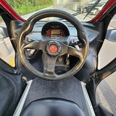 ☆超小型EV《 TOYOTAコムス B・COM 》デッキ仕様 後期型 チェリー＆ホワイトパール キャンバスドア 3.7万km☆東京都大田区【下取OK】の画像