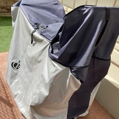 自転車　ママチャリ　チャイルドシート付きの画像