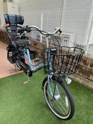 自転車　ママチャリ　チャイルドシート付き