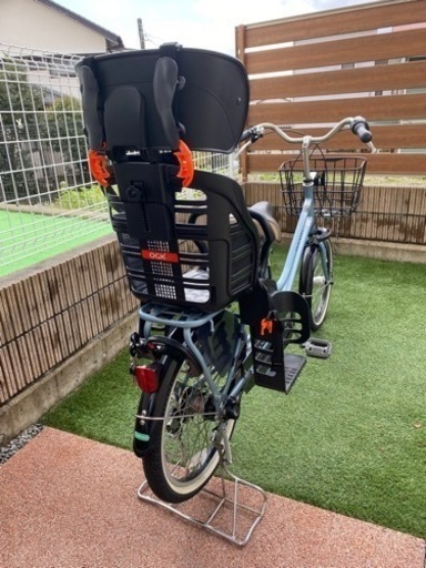 自転車　ママチャリ　チャイルドシート付き