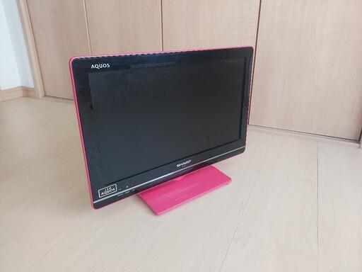 可愛らしい液晶テレビ　シャープAQUOS　19インチ