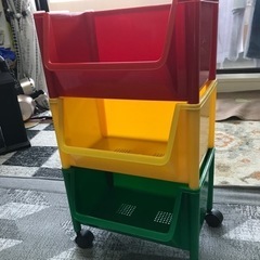 カラフルキッズおもちゃボックスの画像