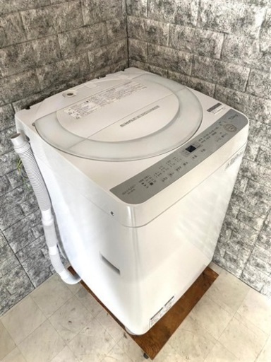 全国送料無料★3か月保障付き★洗濯機★2018年★SHARP★ES-GE7B-W★S-722