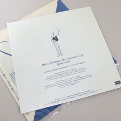 シングルレコード 坂本龍一「Coda」Merry Christmas Mr. Lawrence ピアノバージョン レア S07N-1017 7インチ 札幌市 屯田店の画像