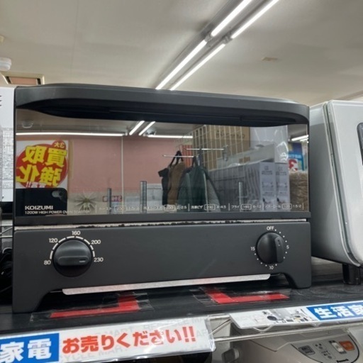7/4お値下げしました！売れてます2019年製 KOIZUMI オーブントースター KOS-1214 小泉 コイズミ 8174