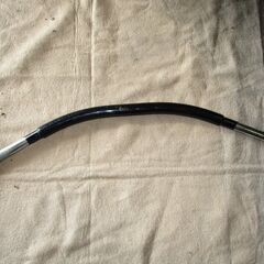 バイク用品　車種不明　一文字　ハンドル　中古品