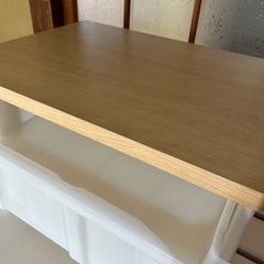 木目天板　3段衣装ケース　2個セットの画像