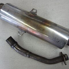 バイク部品　取外し車種不明　スリップオンマフラー　マフラー　中古品