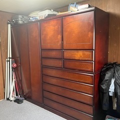 婚礼箪笥　婚礼家具　タンス　洋服タンス　クローゼット　ワードローブ