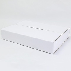 【新品】段ボール箱（白）宅配120サイズ　浅型タイプの画像