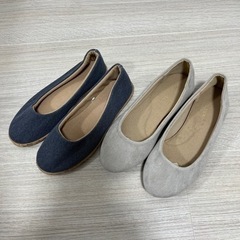 フラットパンプス　Lサイズの画像