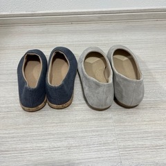 フラットパンプス　Lサイズの画像