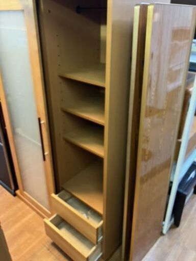 ⑥ リサイクルショップスターズ城西店 ワードローブ 鏡 タンス 衣類収納 大型収納