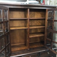 北海道民芸家具】食器棚 定価数十万の家具を特別価格で！