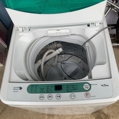 ヤマダ電気　洗濯機　4.5kl 美品の画像