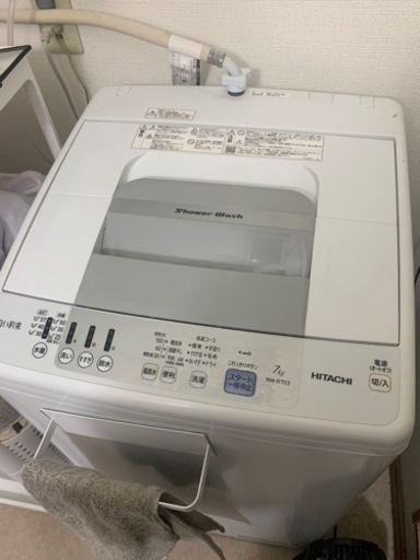 洗濯機　白い約束　7kg 2017年製