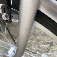 新品★未使用　ママチャリ　オートライト　 26インチ　シマノ製6段変速  シルバーの画像