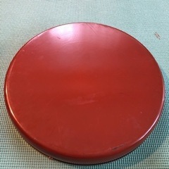 昭和レトロなお盆　花とフルーツ柄の画像