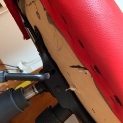 受け渡し決定　デスクチェア　赤黒の画像