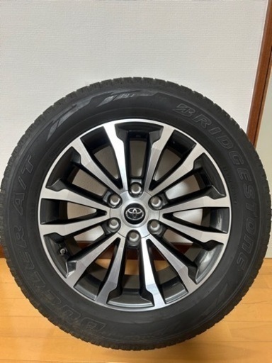 150プラド純正タイヤホイール　19インチ　空気圧センサーバルブ付