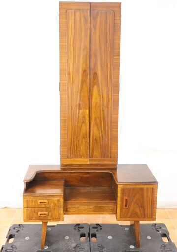 HMF02  鏡台 ドレッサー 化粧台 家具 インテリア アンティーク メーカー不明