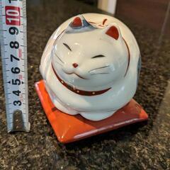 ネコのお香立て《陶器》未使用の画像