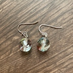 手作りピアス（チェコガラス）