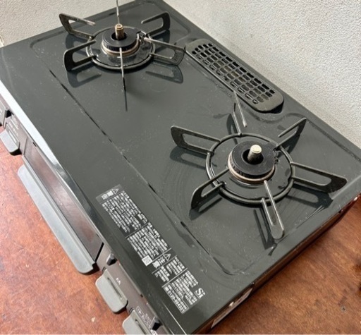 お引取り限定 20年製 リンナイ LPガス用コンロ 2口ガステーブル