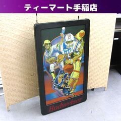 Budweiser 電飾 看板 照明 壁掛け アメリカン雑貨 ス...
