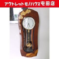 SEIKO DECOR デコール 木象嵌 胡蝶蘭 AS894B 高級 電波式 掛け時計 メロディ付 セイコー ☆ 札幌市 北区 屯田 