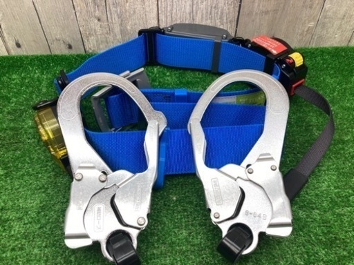 未使用品◇補助ロープ ロック装置付巻取器式　二丁掛専用墜落制止用器具　胴ベルト型　二丁掛専用墜落制止用器具　胴ベルト型◇BY◇IT2MOIHZCS3C