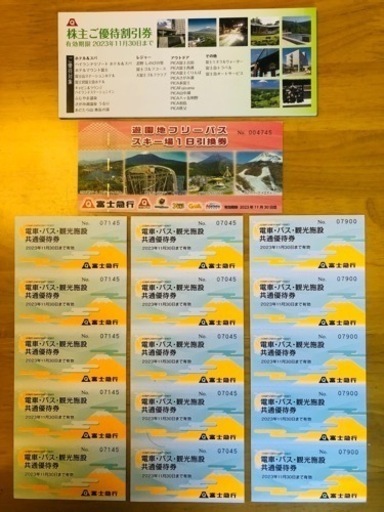富士急ハイランド　フリーパス　引換券(4名様分）
