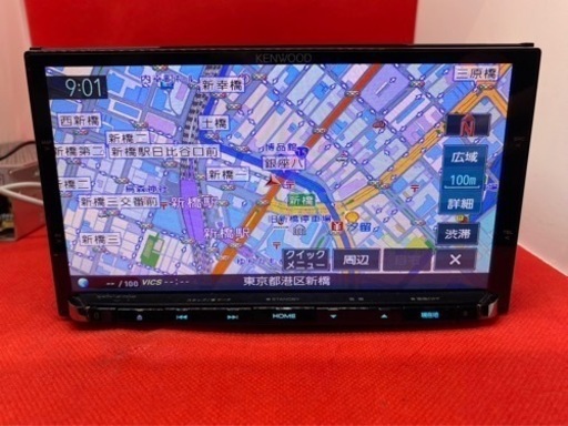 KENWOOD 最高峰　MDV-Z702 ハイレゾ　新品パーツ＋新品バックカメラ