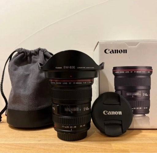 Canon 広角ズームレンズ EF17-40mm F4L USM【中古品】