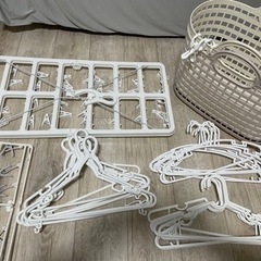ランドリーセット 洗濯カゴ 洗濯ハンガー