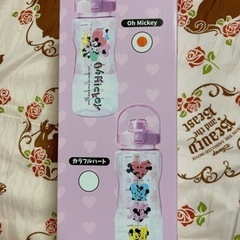 【お値下げしました】ミッキー&ミニー ビッグクリアボトルの画像