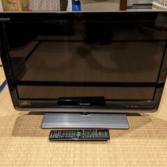 シャープ　液晶カラーテレビ　２６型の画像