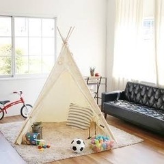 【ほぼ新品】子ども用室内テントの画像