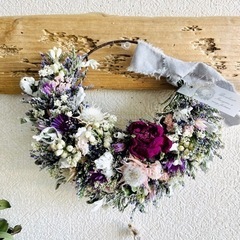 ブルーファンタジアと花々のリース ブルーファンタジアと花々のリース