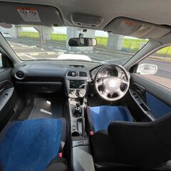 インプレッサWRXSTI  6MT GDB 希少白色　車検満タンの画像
