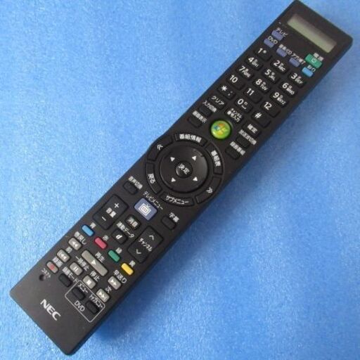 NEC　PC/テレビ/DVD用リモコン　853-410163-601-A　1本