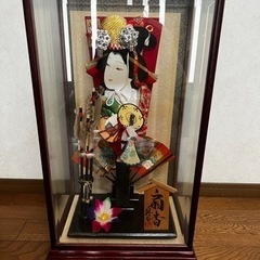 正月飾り人形の羽子板　オルゴール付き　浅妻