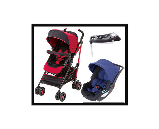 最終値下げ！　日本育児 スマートキャリー チャイルドシート イージーベース ベビーカー セット