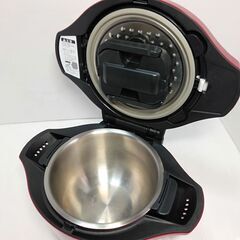 水なし自動調理鍋 SHARP KN-HW24C-R 2.4L 電気鍋 シャープ ヘルシオ ホットクックの画像